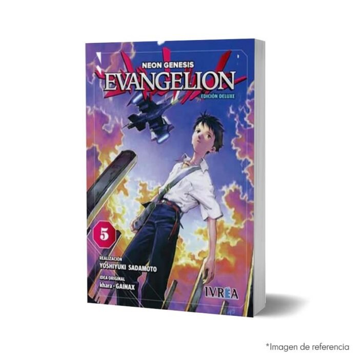 Imagen de portada del Manga Evangelion Ed. Deluxe tomo 05 9788415108481