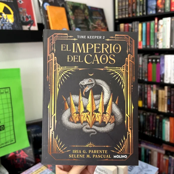 foto de portada del Libro El imperio del caos Trilogía Time keeper 2
